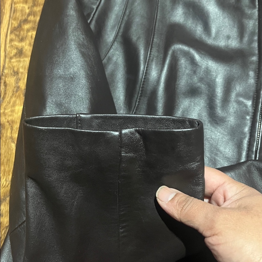 John Paul Richard Womens Brown Leather Jacket - Picture 3 of 5